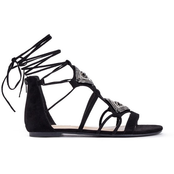 JustFab Shoes - JustFab Lace Up Gladiator Sandals